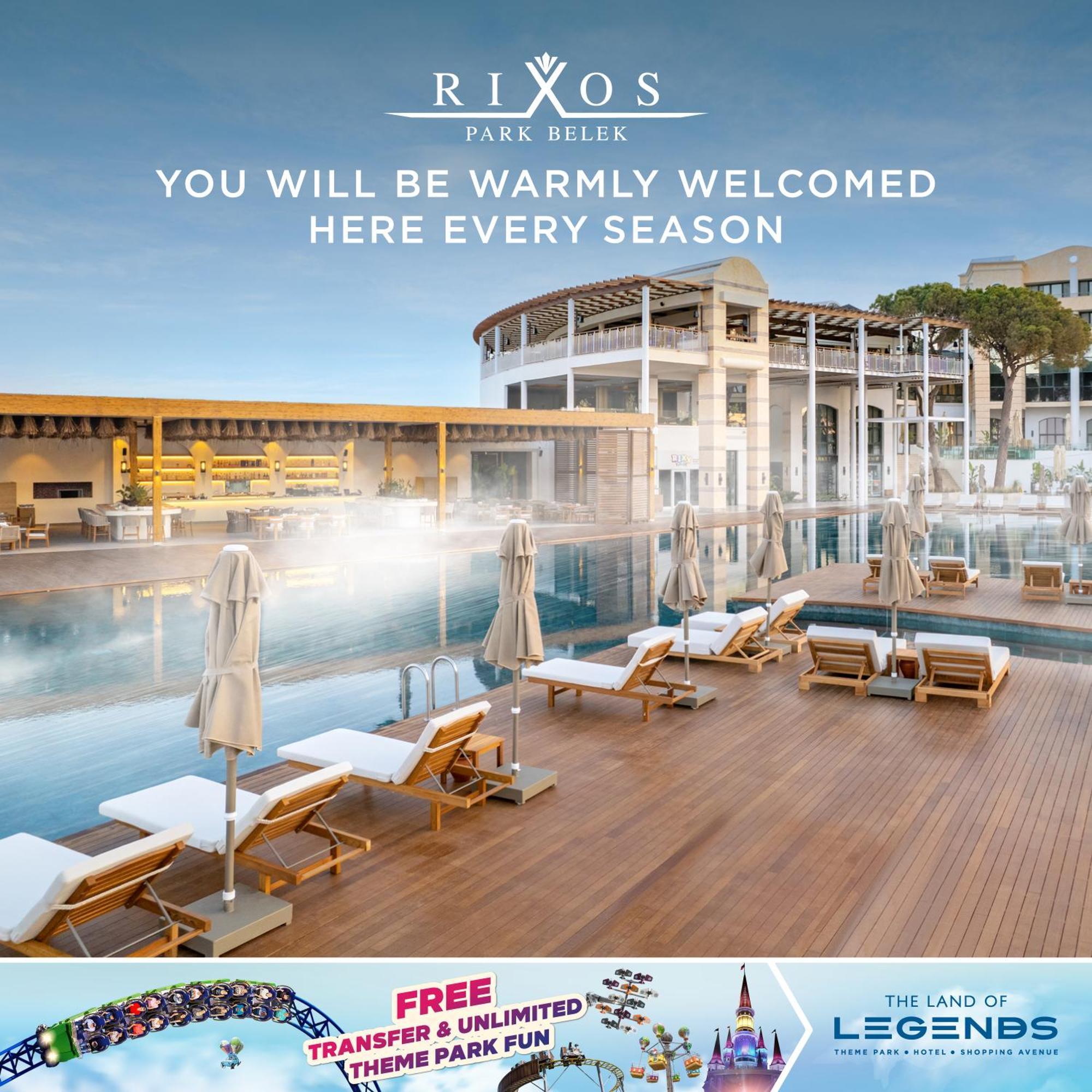 Hotel Rixos Park Belek - The Land Of Legends Access Exterior foto